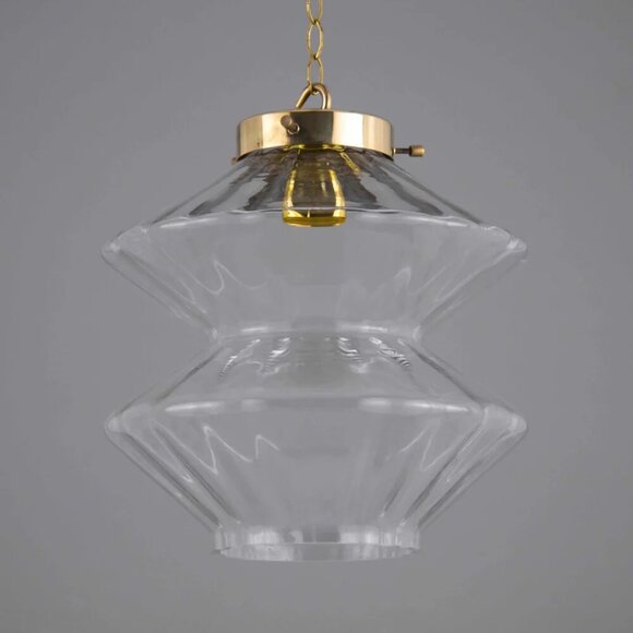 Vintage Mid-Century Modern pair of pendant lights. - Picture 1 of 9